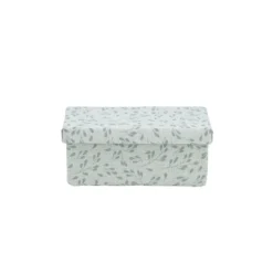 Boîte de rangement en carton et coton 24,5x13xH10cm modèle 2 - Taille S