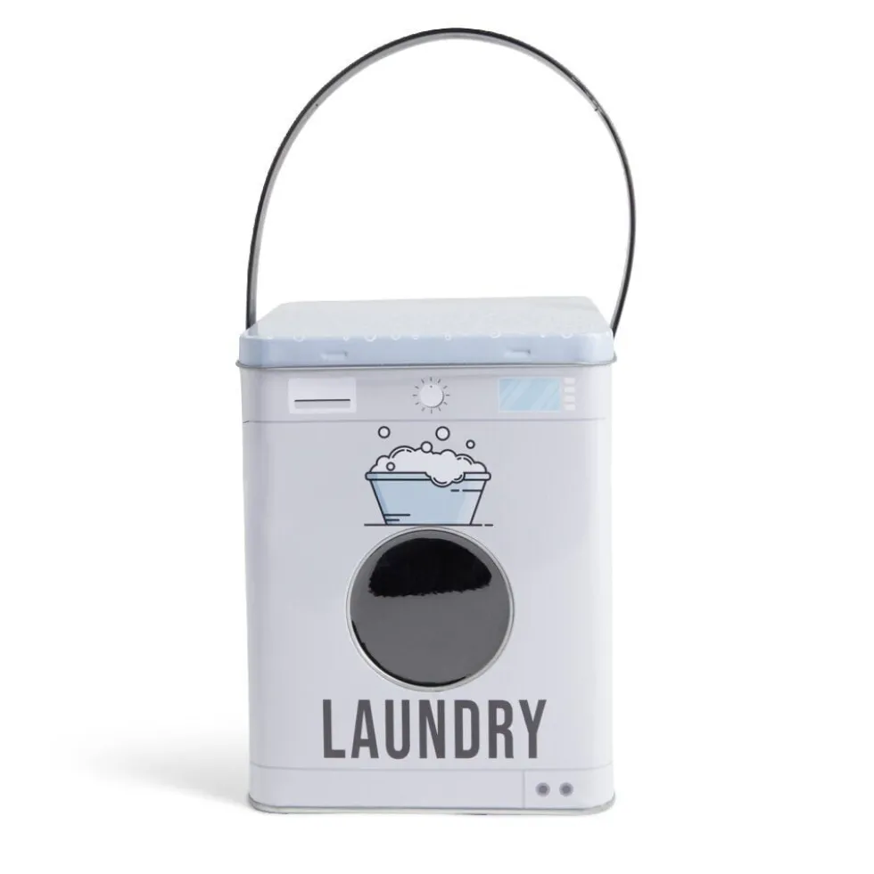 Boîte de rangement en métal pour buanderie - 2 modèles