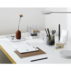 Boîte de rangement en plastique transparent SmartStore Compact Clear M