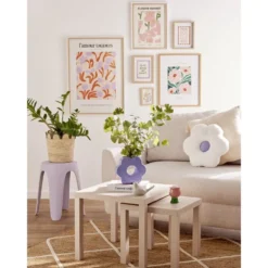 Boîte de rangement forme livre thème floral 16,5x22cm (2 modèles)