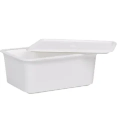 Boîte de rangement 6 L blanc