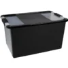 Boîte de rangement 40 L noir