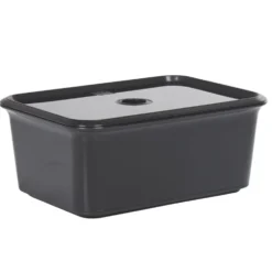 Boîte de rangement 3 L noir