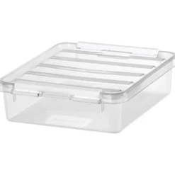 Boîte de rangement plastique transparent 1L