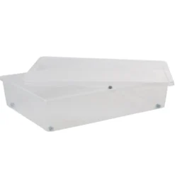 Boîte de rangement transparente 55 L