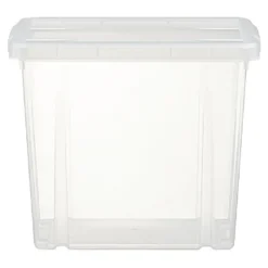 Boîte de rangement transparente avec couvercle 8,8L