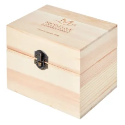 Boîte de rangment pour huiles essentielles bois naturel