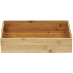 Boîte en bambou organisateur L.30xl.15xH.6,5 cm