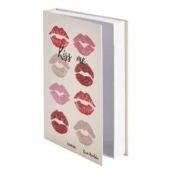 Boîte forme livre thème amour 25x18xÉp3,7cm
