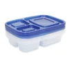 Boîte lunch 3 compartiments 23,5x15xH5cm (Lot de 3)