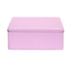 Boîte métal rectangulaire unie 20x14,5xH8cm (3 modèles)
