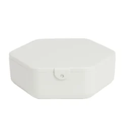 Boîte organisateur à cosmétique et bijoux avec miroir 15x14cm (2 modèles)