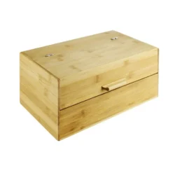 Boîte à pain en bambou 34x19,5xH14cm