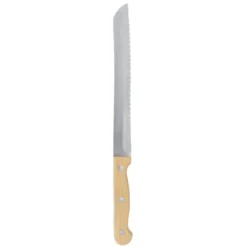 Boîte à pain 6L plastique blanc planche bambou avec couteau et sac tissu coton