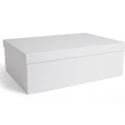 Boîte papier blanc 28x19x10cm