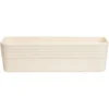 Boîte plastique beige 25x11xH7cm