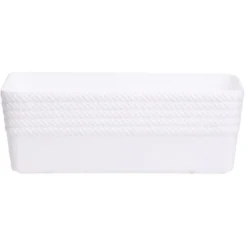 Boîte plastique blanc 20x11xH7cm