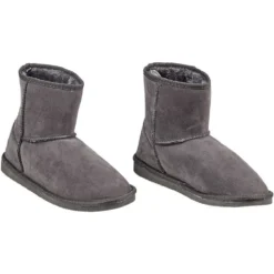 Bottes courtes fourrées femme