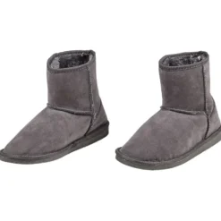 Bottes courtes fourrées femme