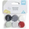 Bouchon de bouteille en silicone x6