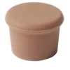 Bouchon de bouteille x3 en silicone rouge 2,5x3xH3,5cm