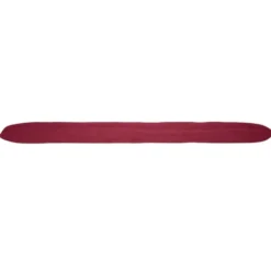 Boudin de porte côtelé polyester couleur unie Ø10x90cm (3 modèles)