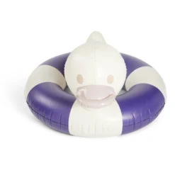 Bouée canard Funky bleu et blanc Ø130xH71cm
