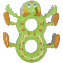 Bouée gonflable chenille 2 enfants