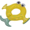 Bouée gonflable enfant forme poisson jaune gros yeux 75x72xH20cm