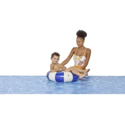 Bouée gonflable enfant à rayures Ø60cm (3 modèles)