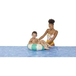 Bouée gonflable enfant à rayures Ø60cm (3 modèles)