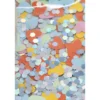 Bouée gonflable Funky coeur rose intérieur paillettes multicolores 90x100cm