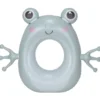 Bouée gonflable grenouille Squichy plastique vert 82x100cm