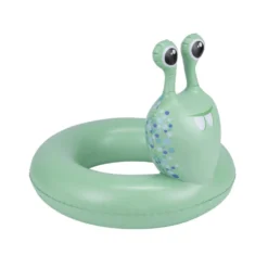 Bouée ronde tête d'escargot en plastique vert Ø60cm