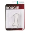 Bougie anniversaire chiffre 1