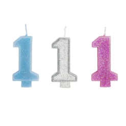 Bougie anniversaire chiffre 1