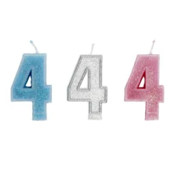 Bougie anniversaire chiffre 4
