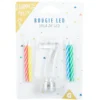Bougie anniversaire lumineuse à led chiffre 7