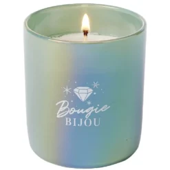 Bougie bijou bracelet argenté senteur pin 36h
