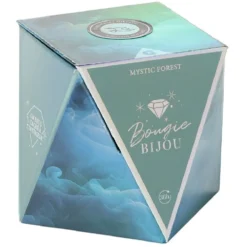 Bougie bijou bracelet argenté senteur pin 36h