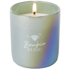 Bougie bijou bracelet doré senteur pin 36h
