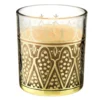 Bougie bijou parfumée dans verre senteur musc blanc Ø7xH8cm