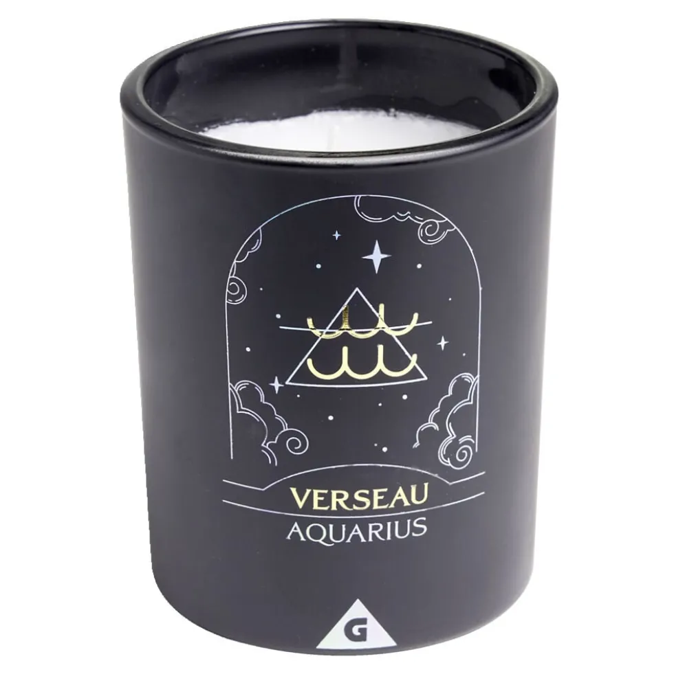 Bougie bijou signe astrologique bracelet doré - 12 modèles