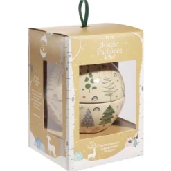 Bougie bonbonnière Noël parfumée 25h