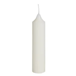Bougie bâton Ø3,4xH15,5cm - 3 coloris