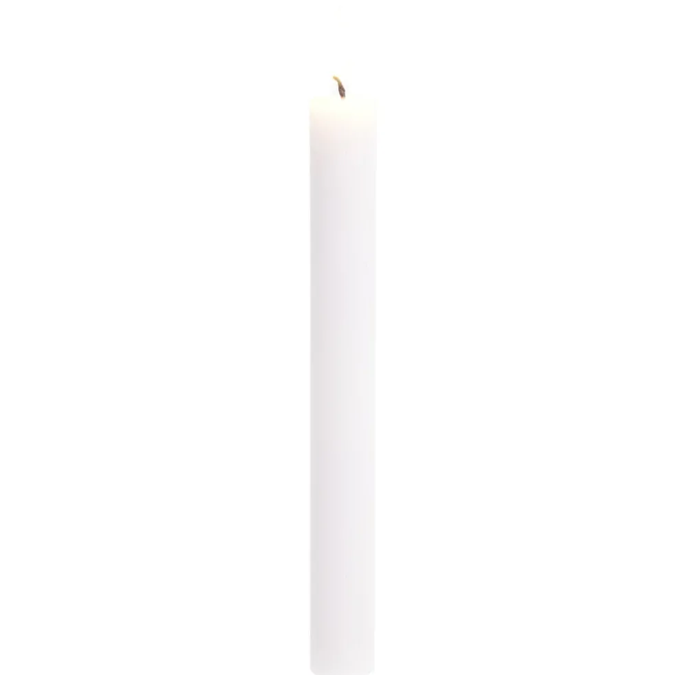 Bougie chandelle blanche 8H