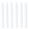 Bougie chandelle blanche Ø2xH25 cm x6