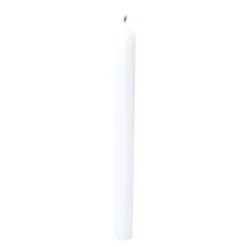 Bougie chandelle blanche Ø2xH25 cm x6