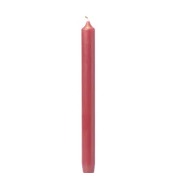 Bougie chandelle rouge Ø2xH25 cm x6