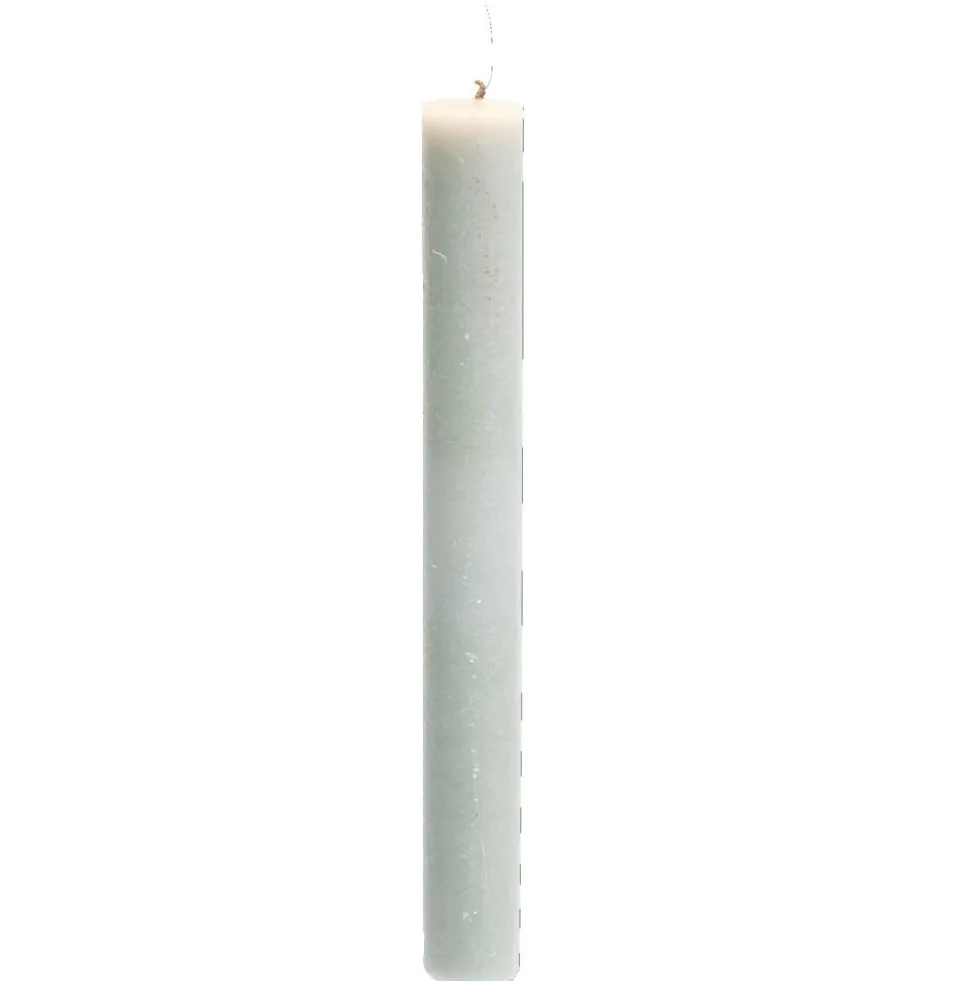 Bougie chandelle verte 8H
